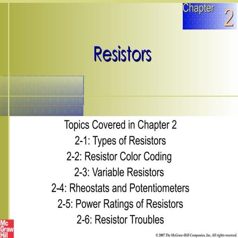 Resistor and its types | PPTX