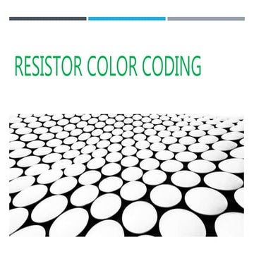 Resistor Color coding | PPT