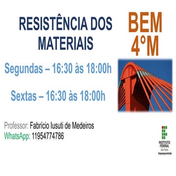 RESMAT_BEM_Slides Aula 1 - Introdução ao curso, conteúdo, metodologia e ...