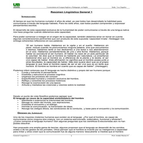 Resúmen lingüística general 1