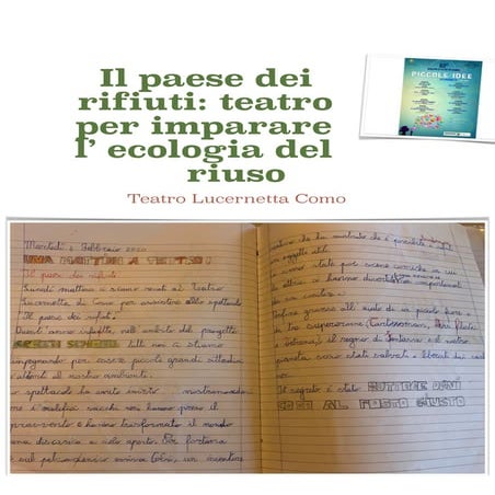 Il paese dei rifiuti: teatro per imparare l'ecologia del riuso