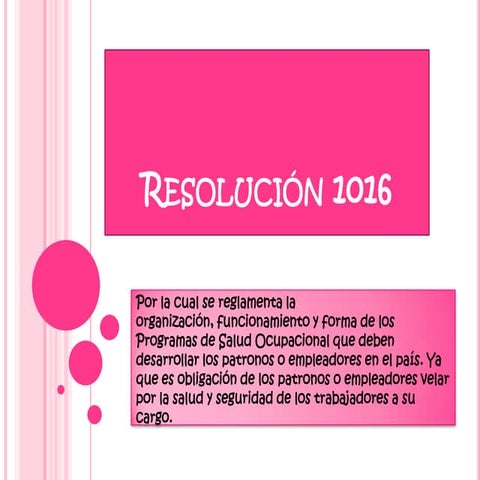 Resolución 1016 karen