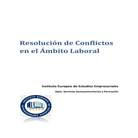 Resolución de conflictos en el ámbito laboral
