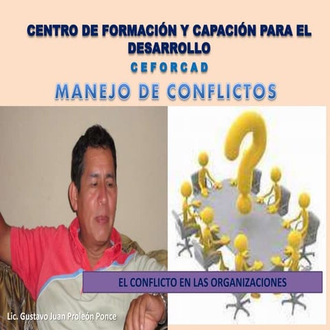 Resolución de conflictos en las organizaciones