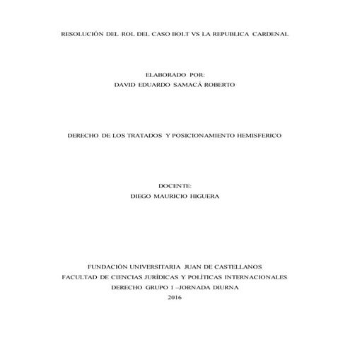 Resolución del rol del caso aplicando lecturas leidas en el 1 50%