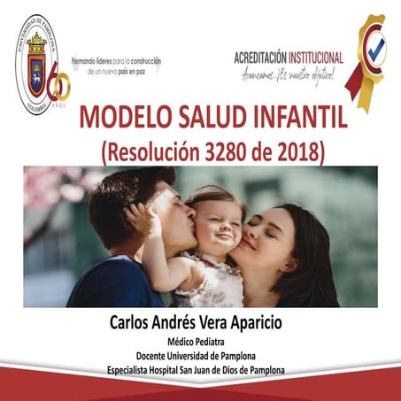 Resolución 3280 Modelo de atención en Salud Pediatria