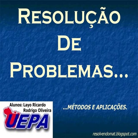 ResoluçãO De Problemas