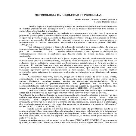 Resolução de problemas