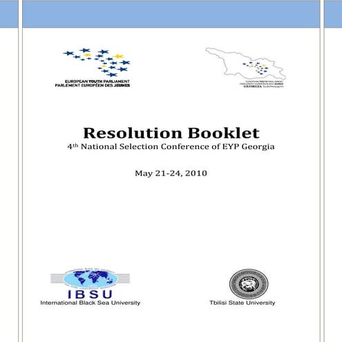 4th NSC - Resolution Booklet