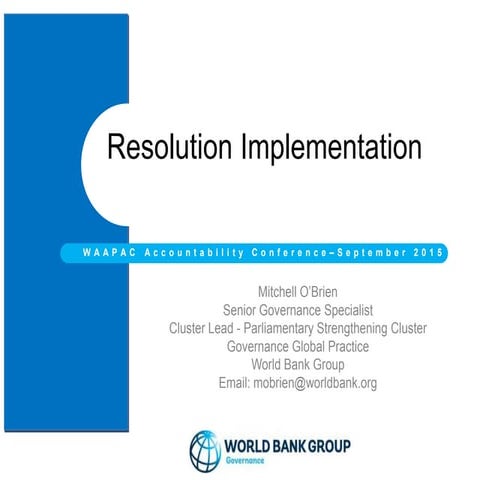 Resolution implementation