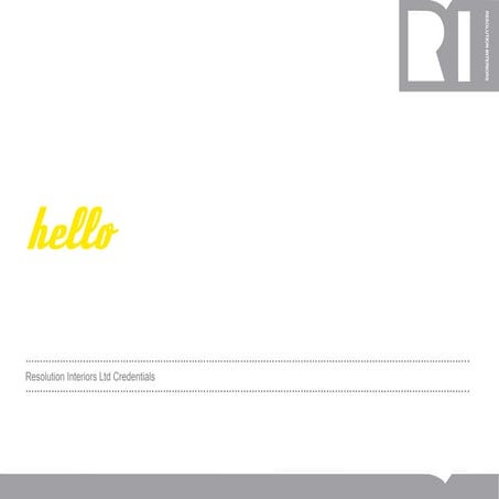 Resolution interiors credentials   april 2013
