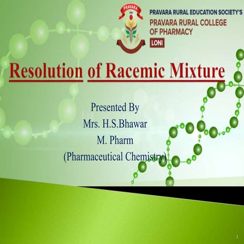 Resolution of racemic mixture hsb