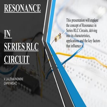 RESONANCE in electrical engineering students