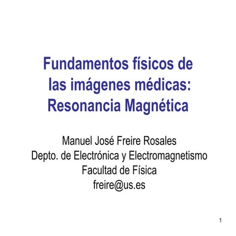Resonancia Magnética