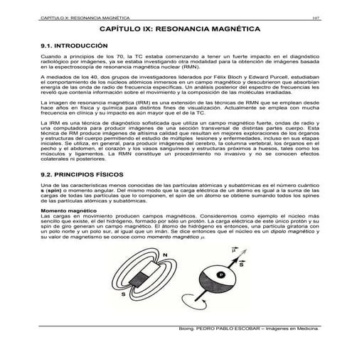 Resonancia magnetica