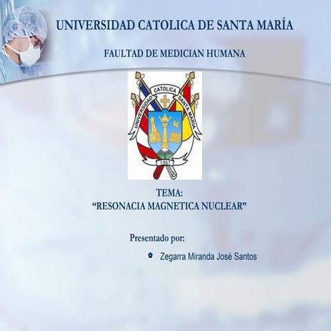 Resonancia magnetica nuclear