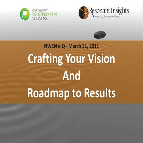 Resonant Insights NWEN eIQ: Crafting Your Vision