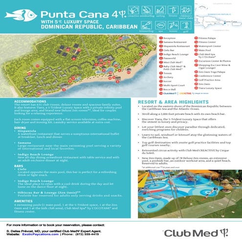 Club MedΨ Punta Cana Resort Brochure 2017