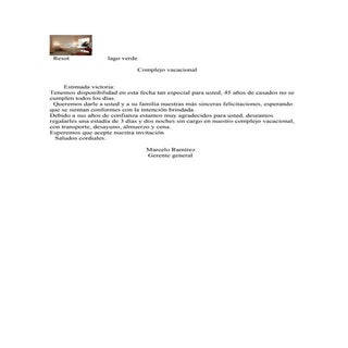 Resot                      lago verde