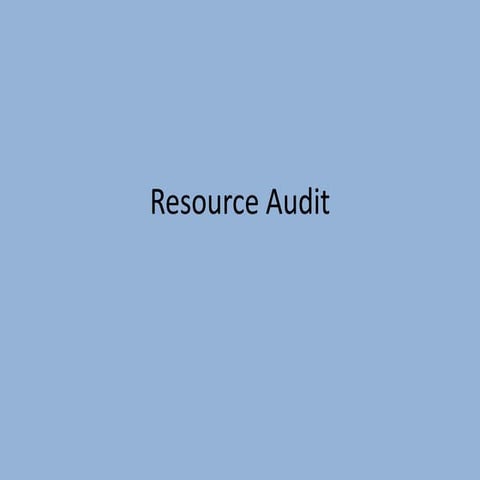 Resource