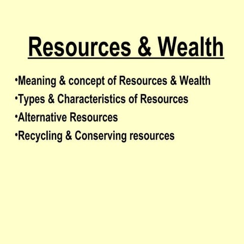 Resource, Geography