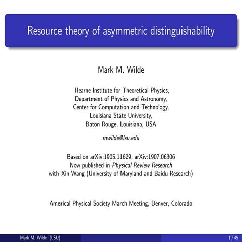 Resource theory of asymmetric distinguishability