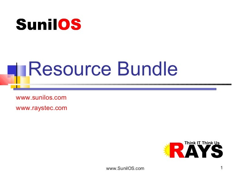 Resource Bundle