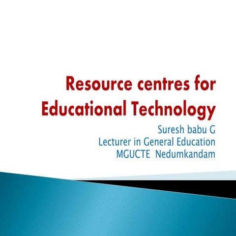 Resource center of edu technology