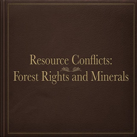 Resource conflicts: Forest Rights and Minerals