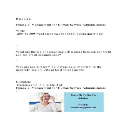 ResourceFinancial Management for Human Service Administrators.docx