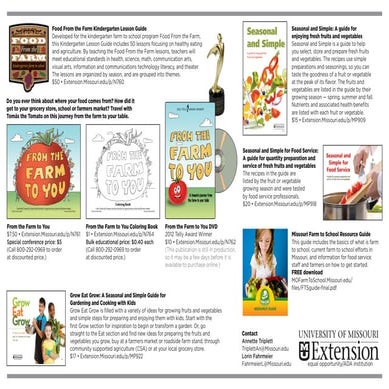 Missouri Farm to School Resources 
