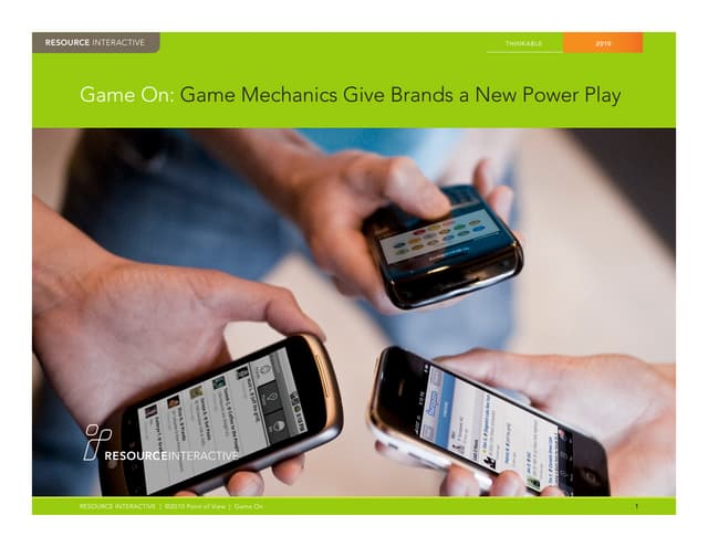 Game On: Gaming Mechanics 