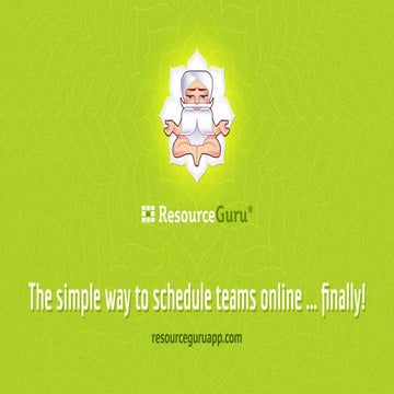 Resource Guru Presentation at TechStartupJobs Fair London 2014