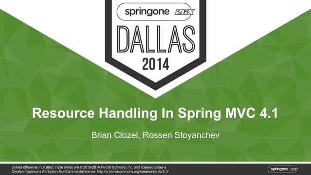 Resource Handling in Spring MVC 4.1