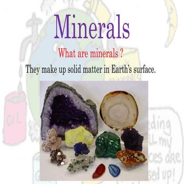 Minerals 