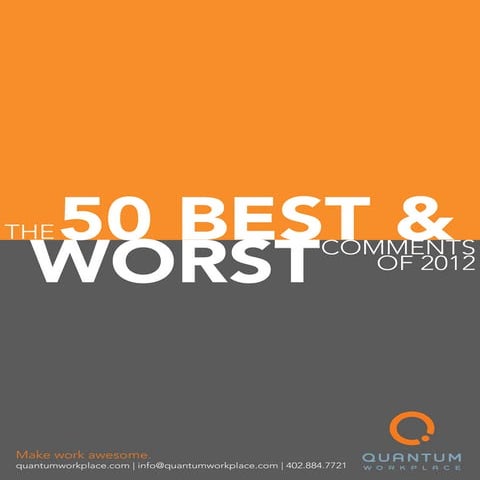The 50 Best and Worst Comments of 2012