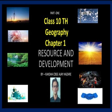 Resources and development , class 10 th | PPT