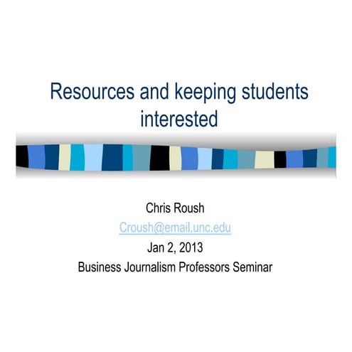 Data Journalism 101 - Part 2 by Michael J. Berens | PDF