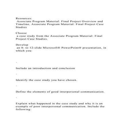 Resources Associate Program Material Final Project Overview an.docx