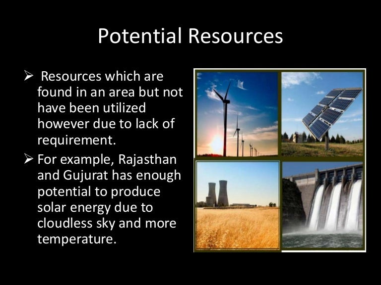 Resources on the basis of development