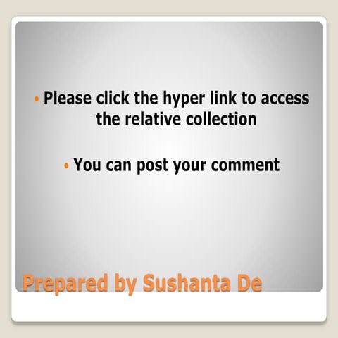 Resources o sushanta de