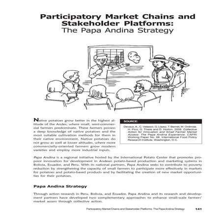 Participatory Market Chains and Stakeholder Platforms: The Papa Andina Strategy