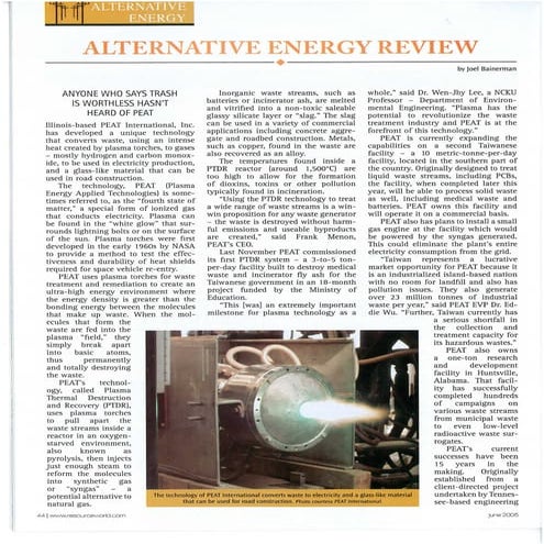 Plasma gasification | PDF