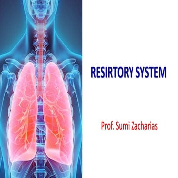 Respiratory .System.  . pdf bsc nursing b