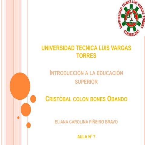 Respaldo de introducion ala educacion superior ely