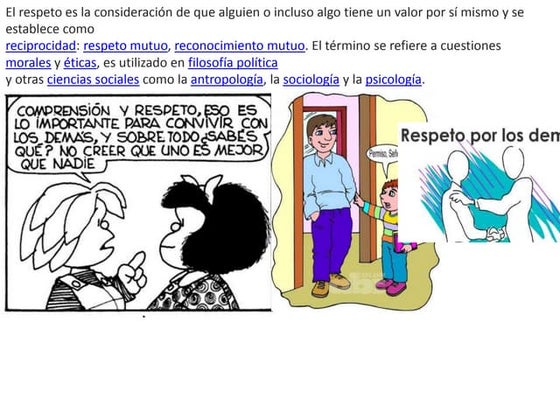 El respeto | PPT