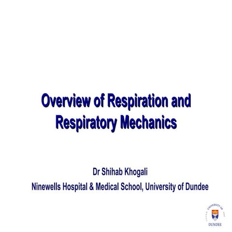 Respiratory physiology-lecture-1 2010