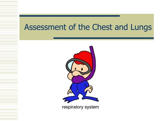 Assessment of the thorax and lungs 5 | PPT