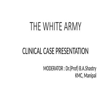 Carcinoma Lung- A Clinical case presentation | PPTX