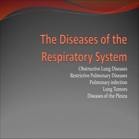 Respiratory Diseases -Obstructive lung diseases.ppt